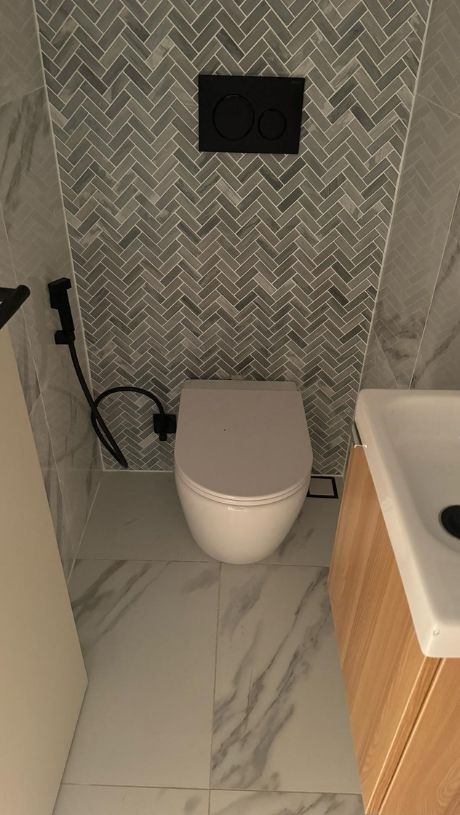 Installing new toilet