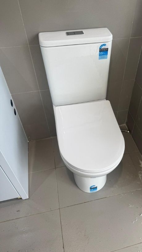 Installing new toilet