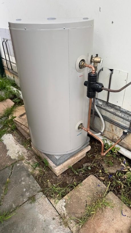  Plumbing , waterproofing and tilling done