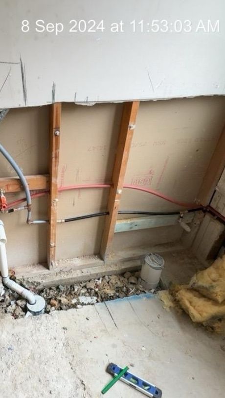 Installing new toilet