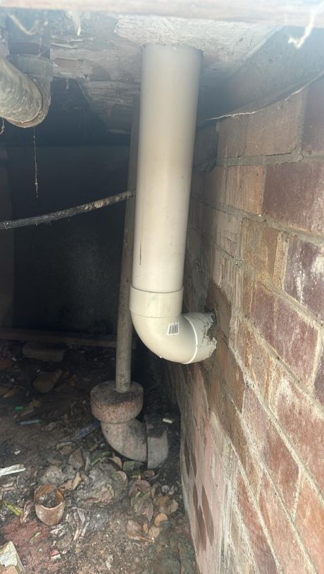 Installing new toilet