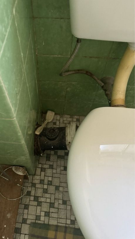 Installing new toilet