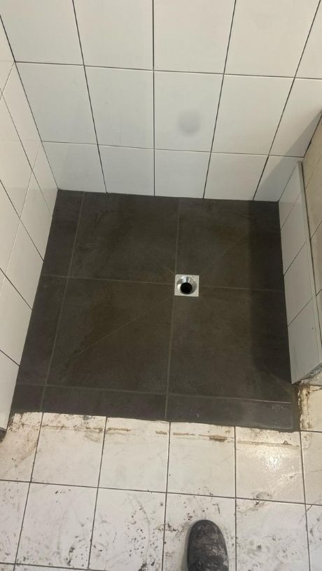 Plumbing , waterproofing and tilling done