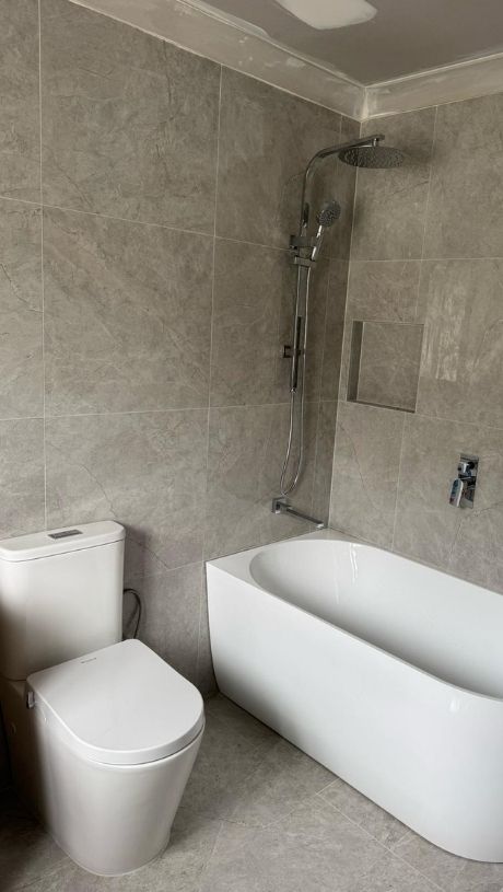 Installing new toilet