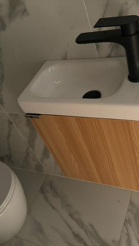 Installing new toilet