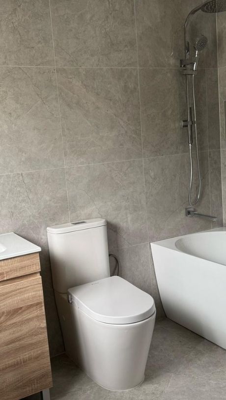 Installing new toilet