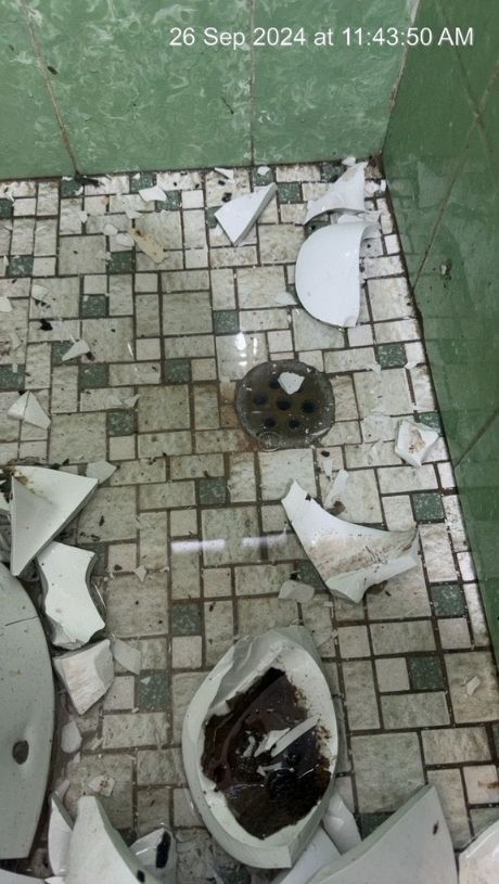 Installing new toilet